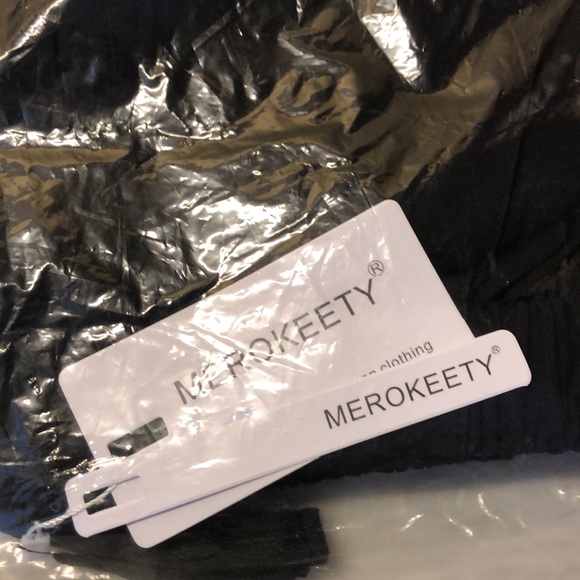 NWT Drawstring Belt Solid Color Shorts Black - Picture 4 of 4